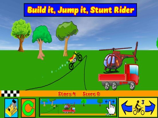 Build it Jump it Stunt Rider App Screenshot