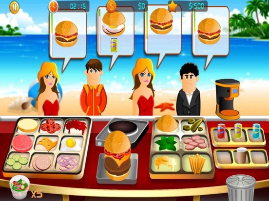Burger Cooking Restaurant game screenshot