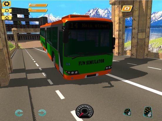 Bus Simulator : Extreme Offroad Drive game screenshot