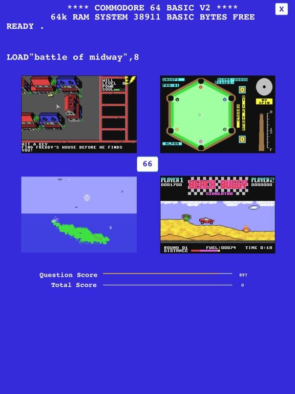 C64 Quiz game screenshot