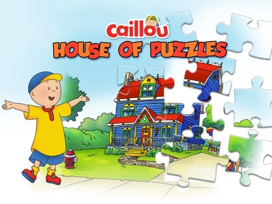Caillou House of Puzzles game screenshot