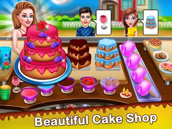 Cake Shop Pastries Shop Game App Screenshot