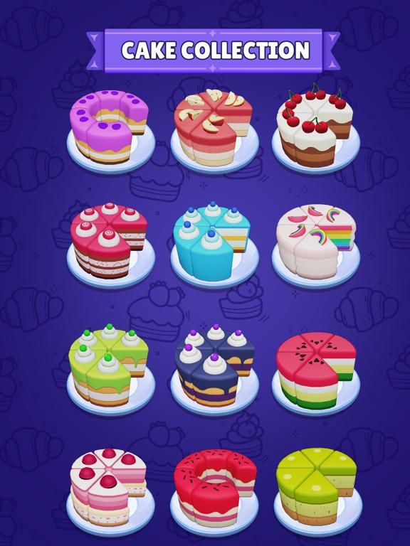 Cake Sort game screenshot