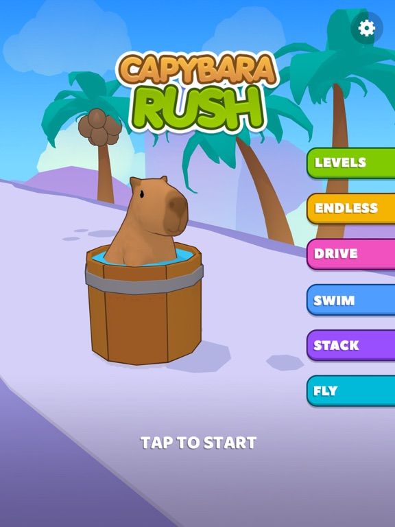 Capybara Rush game screenshot