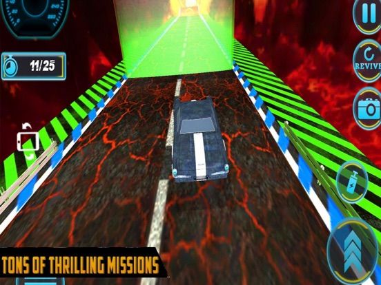 Car Driving On Impossible Trac App Screenshot