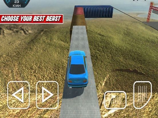 Car Stunts: Dragon Road 3D App Screenshot