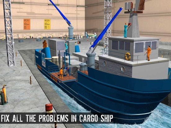 Cargo Ship Mechanic Simulator 3D: Workshop Garage game screenshot
