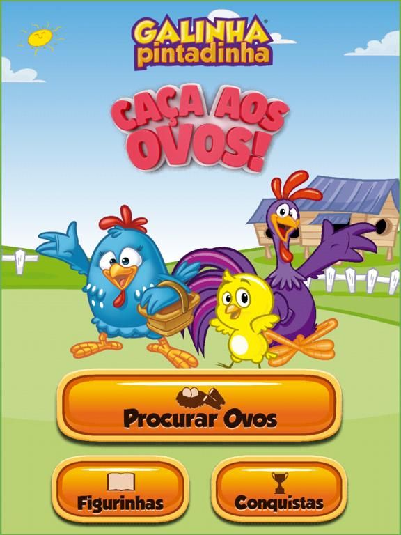 Caça aos Ovos com game screenshot