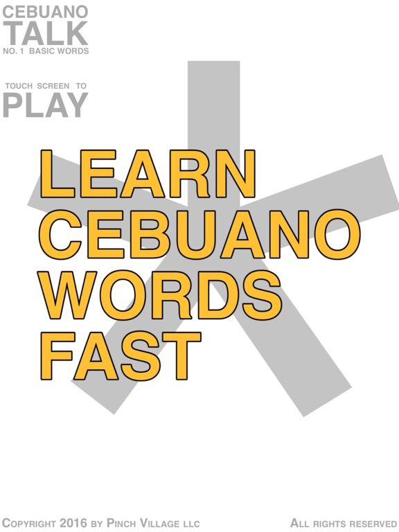 Cebuano Talk game screenshot