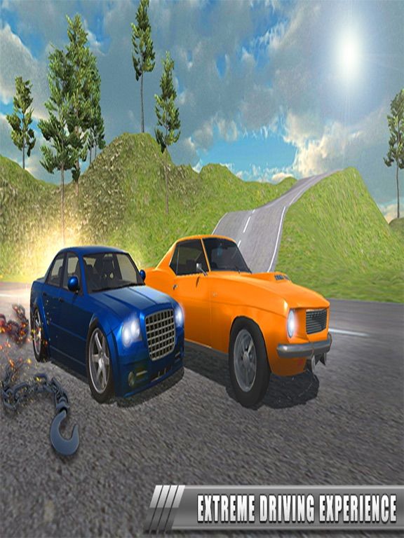 Chained Car Racing 3D Games game screenshot
