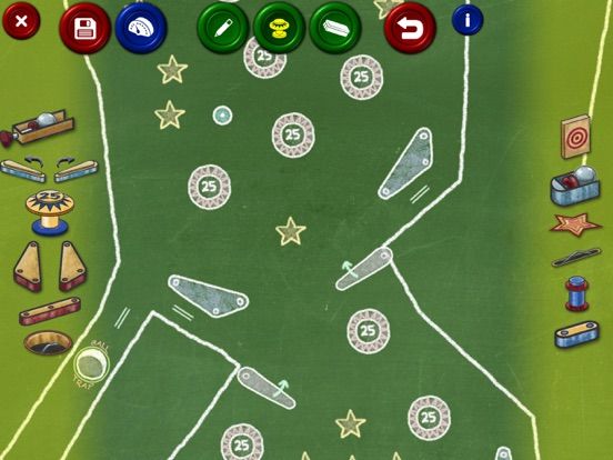 Chalkboard Pinball game screenshot