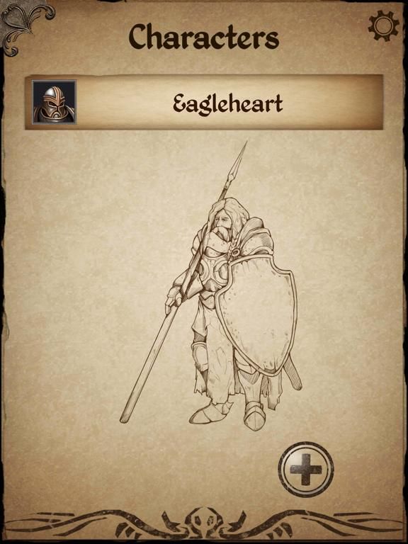 Character Sheet App Screenshot