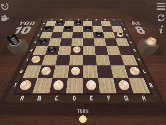 Checkers Game ‣ Dames game screenshot