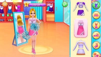 Cheerleader Dance Off game screenshot