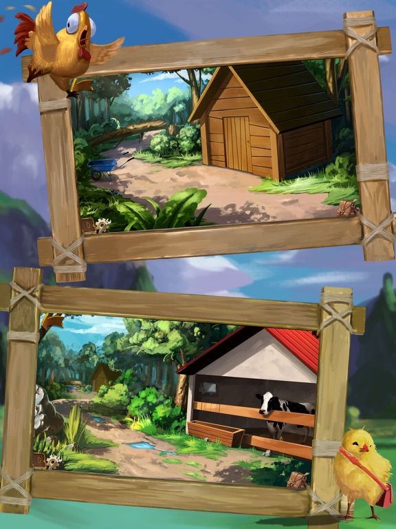 Chicks Hide and Seek Escape game screenshot