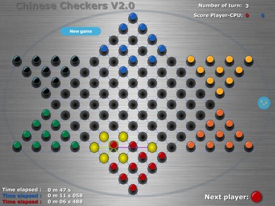 Chinese Checkers game screenshot
