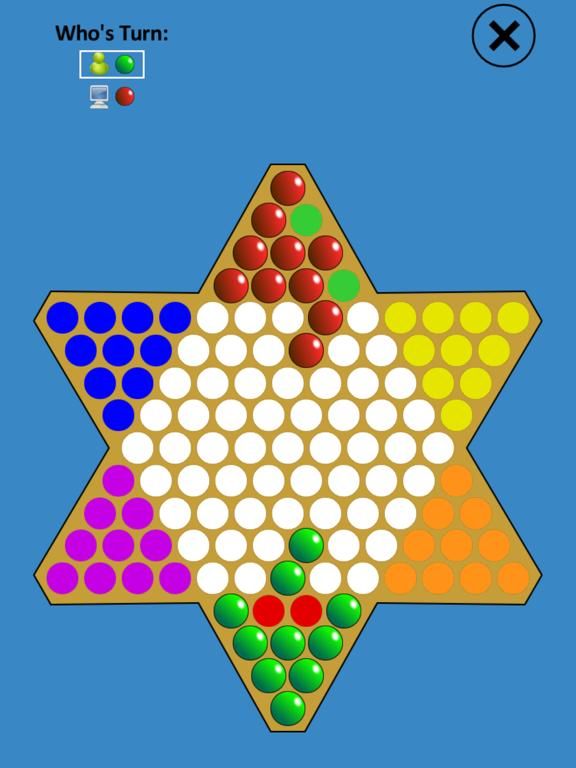 Chinese Checkers Touch game screenshot