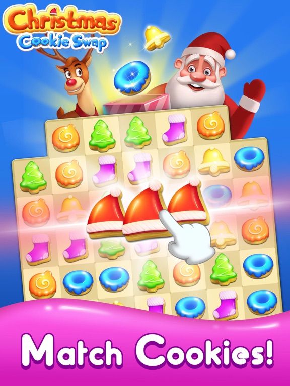 Christmas Cookie Swap 3 game screenshot