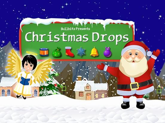 Christmas Drops game screenshot