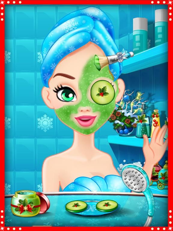 Christmas Hair & Makeup Salon game screenshot