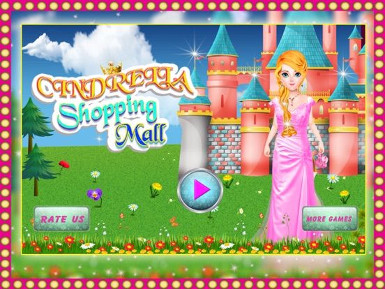 Cinderella Shopping Mall Girl App Screenshot