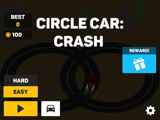 Circle car crash game screenshot
