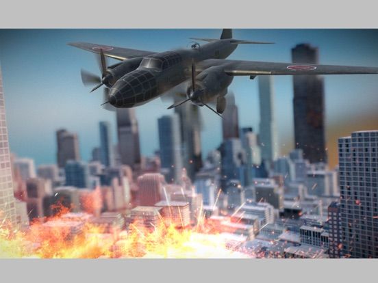 City Bomber Plane Attack App Screenshot