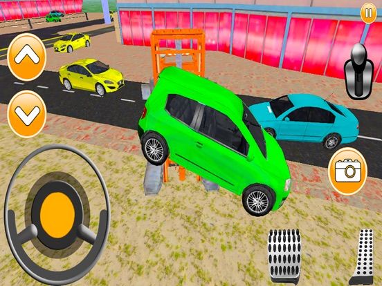 City Car Lifter Parking Game game screenshot