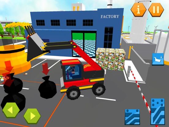 City Garbage Truck Recycle sim game screenshot