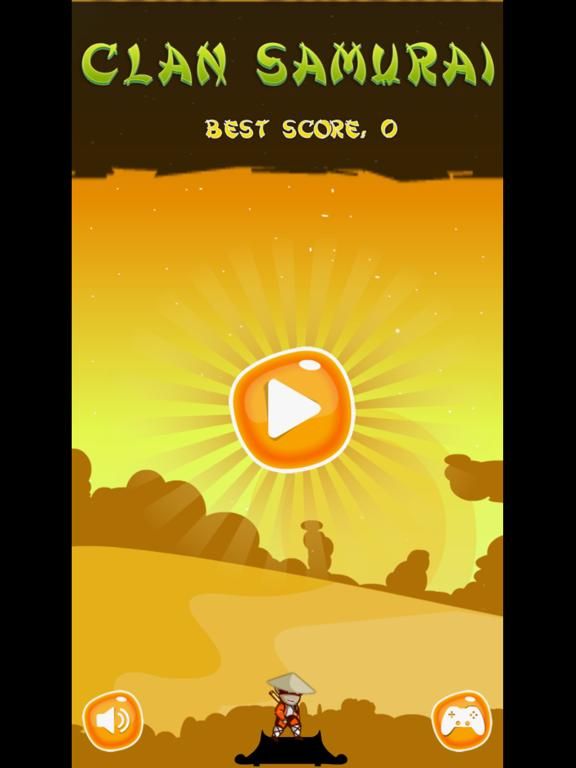 Clan Samurai App Screenshot