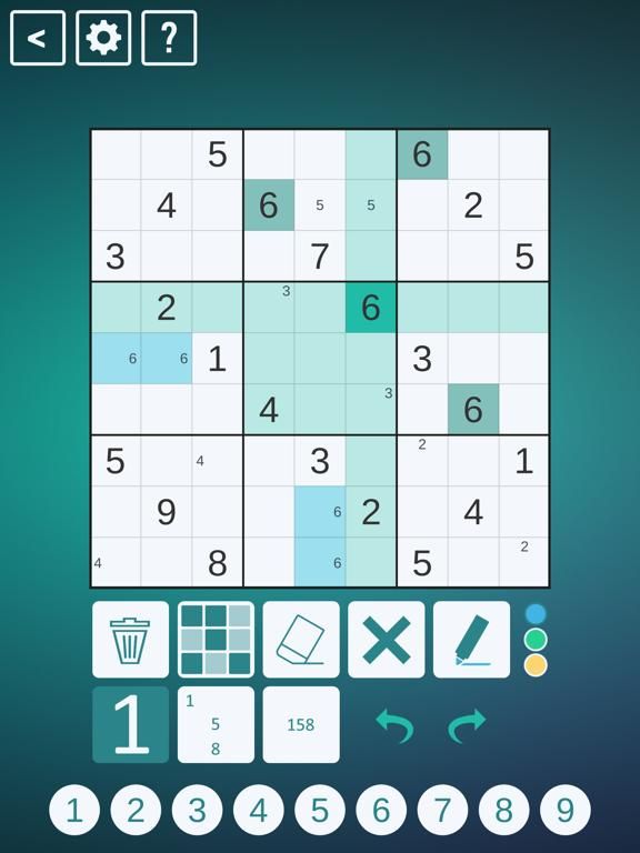 Classic Sudoku! game screenshot