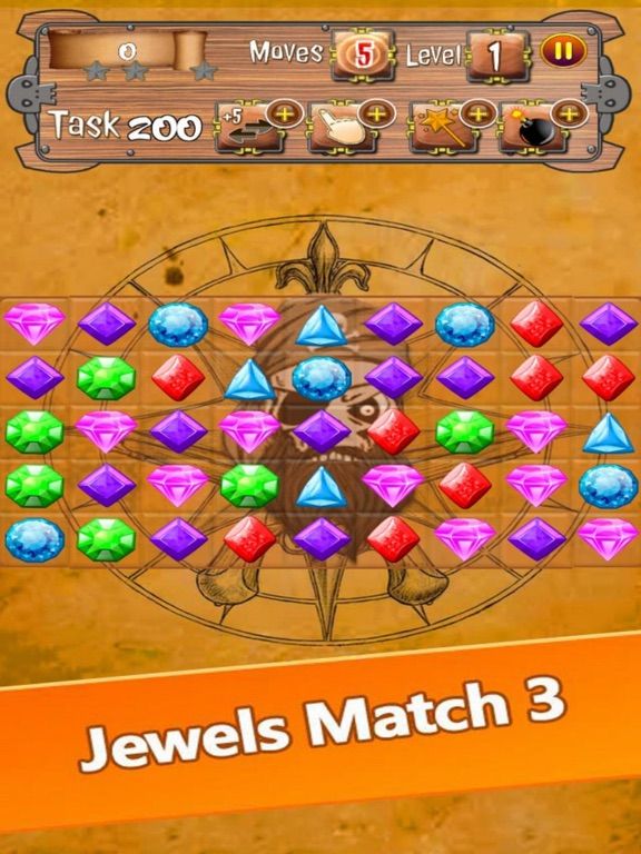 Cleopatra Gems Match3 game screenshot