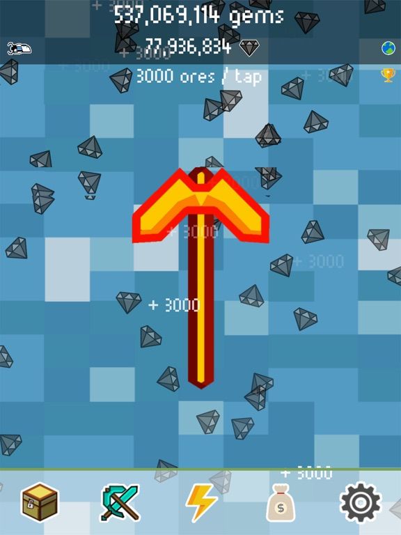 Clickcraft: Quest for Minerals game screenshot
