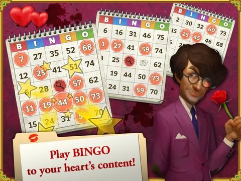 CLUE Bingo: Valentine’s Day game screenshot