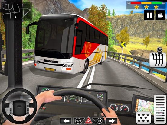Coach Bus Driving Simulator 3D game screenshot