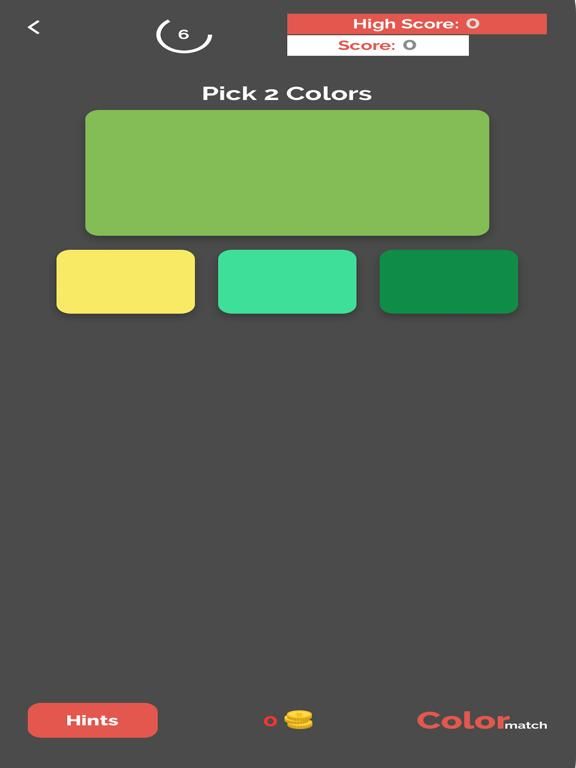 Color Match game screenshot