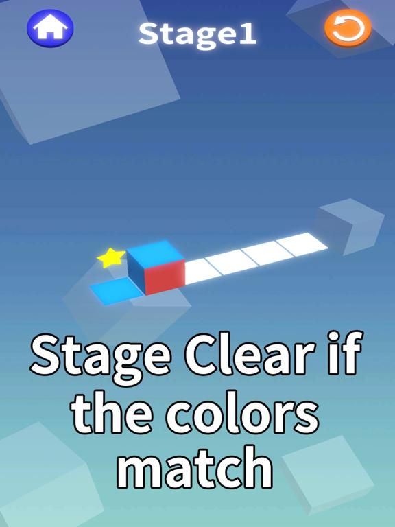 Color Roll Cube game screenshot