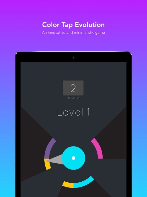 Color Tap Evolution App Screenshot