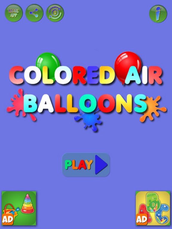 Coloring ballons baby games ! game screenshot