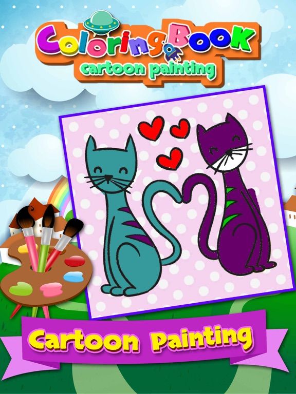 Coloring Book :Cartoon Painting game screenshot