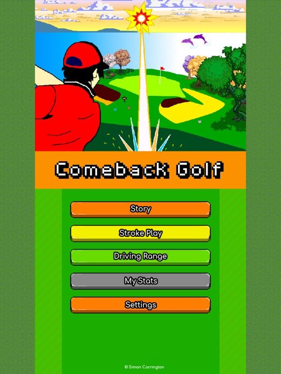 Comeback Golf App Screenshot