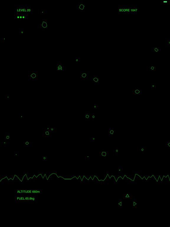 Comet Lander game screenshot