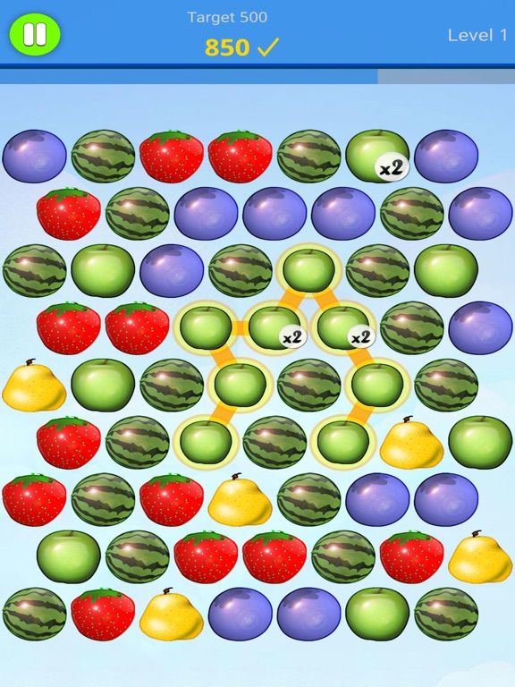 Connect Fruits Classic App Screenshot