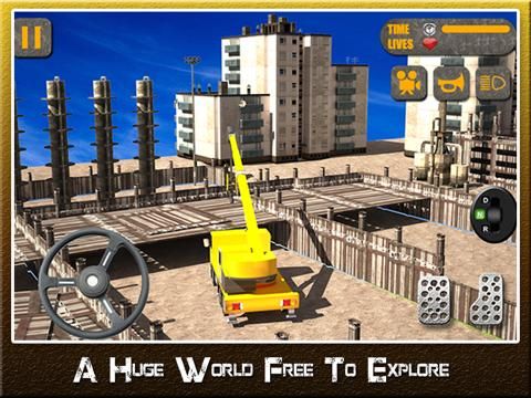 Construction Truck Simulator: Extreme Addicting 3D Driving Test for Heavy Monster Vehicle In City game screenshot