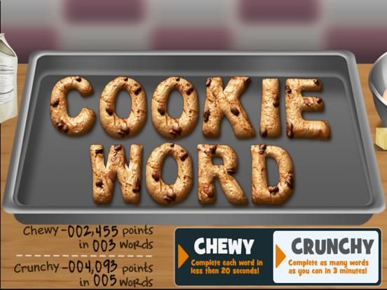 Cookie Word game screenshot