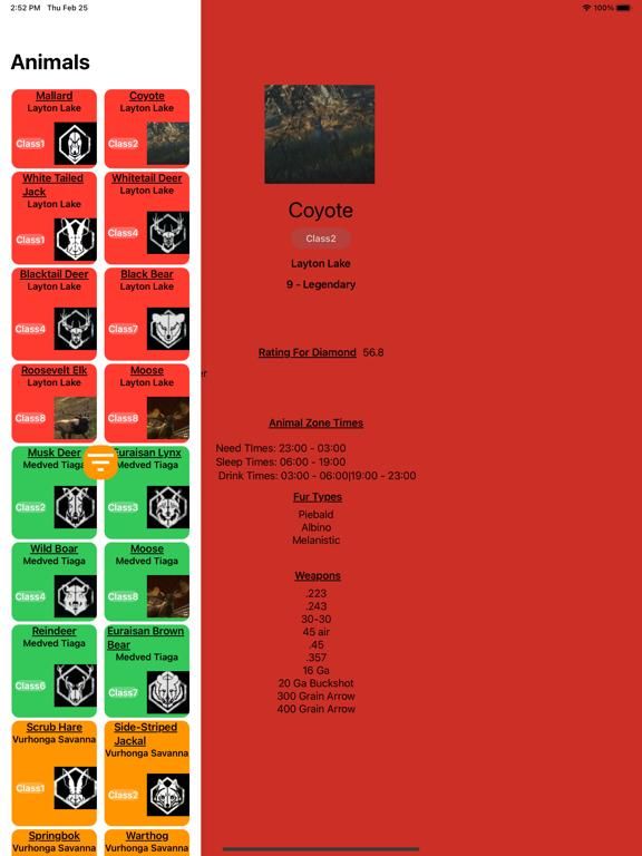 COTW Animals App Screenshot
