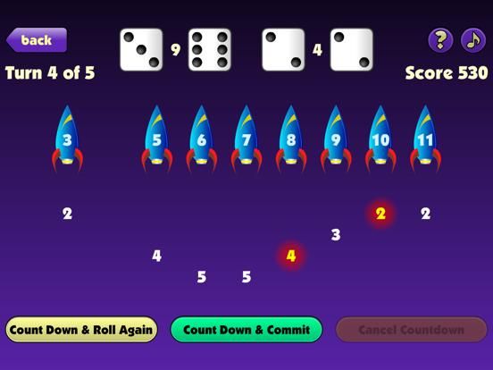 Countdown Dice App Screenshot
