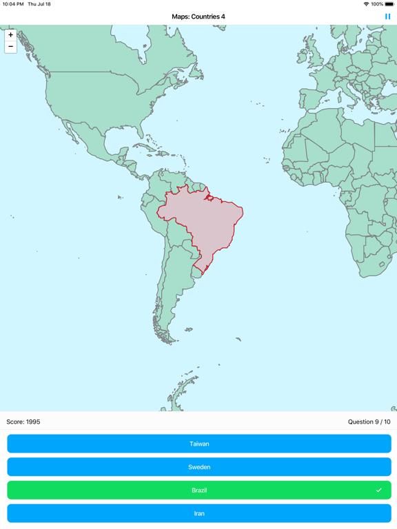 Country Challenge Geography App Screenshot