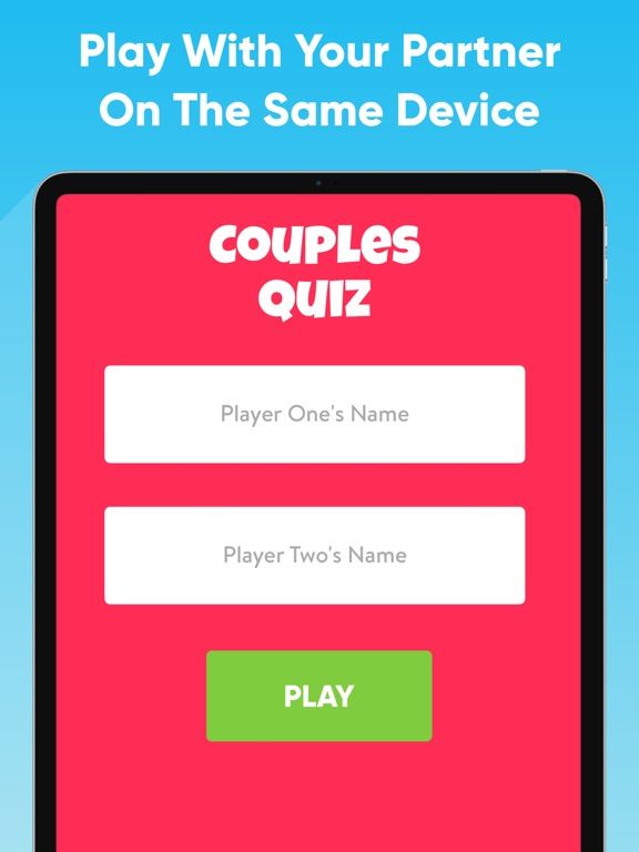Couples Quiz Relationship Game App Screenshot