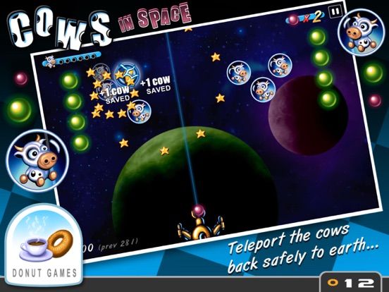Cows In Space game screenshot